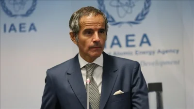  UAEA Başkanı Grossi, İran’ın nükleer denetimlerde Uluslararası Atom Enerjisi