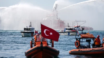 Denizcilik ve Kabotaj Bayramı'nın 99. yıl dönümünde İstanbul’da düzenlenen törende,