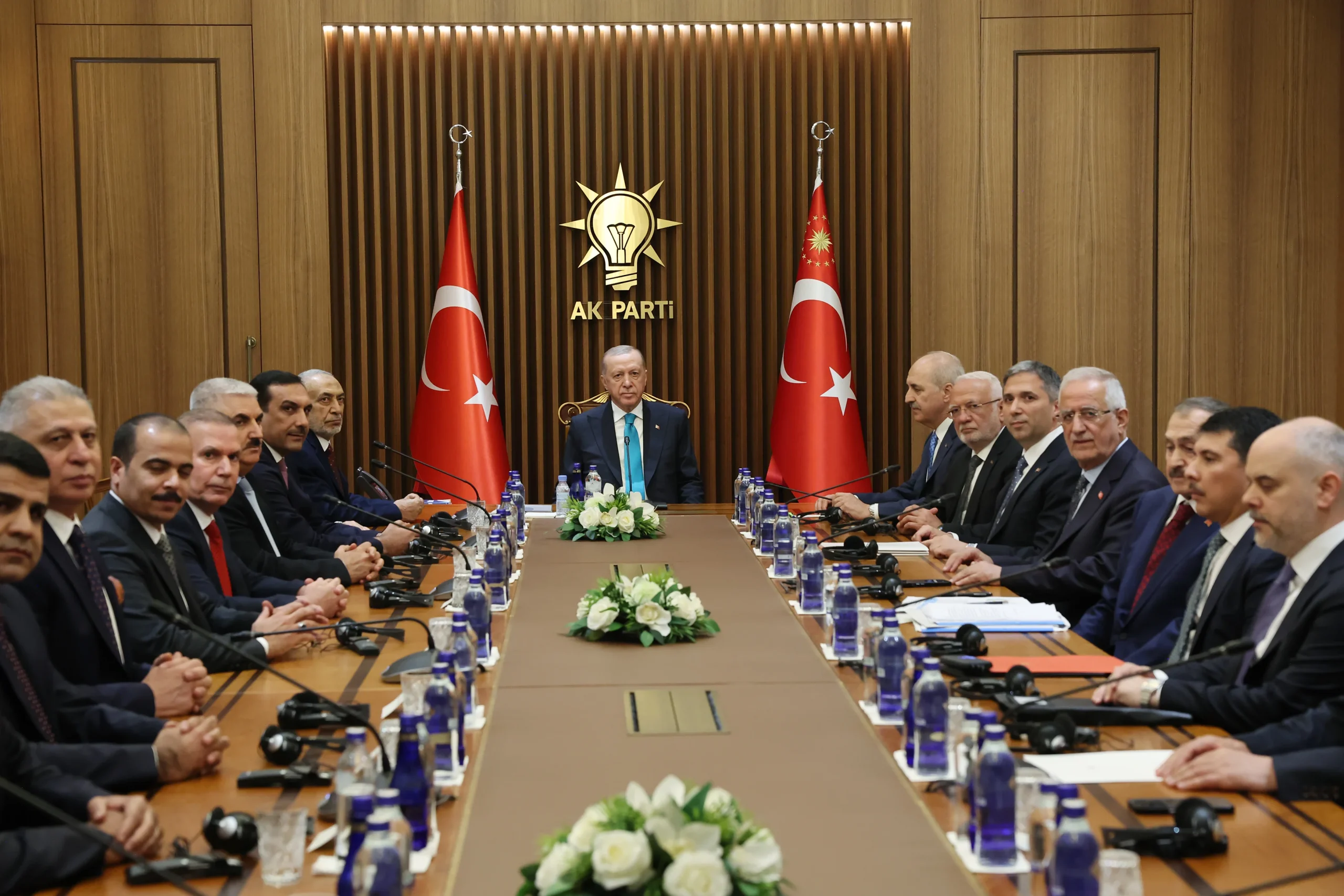 Cumhurbaşkanı Recep Tayyip Erdoğan, Irak Temsilciler Meclisi Başkanı Mahmud Meşhedani’yi