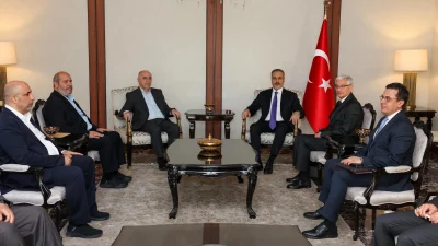  Dışişleri Bakanı Fidan, Hamas heyetiyle yaptığı görüşmede, Türkiye’nin Gazze’deki