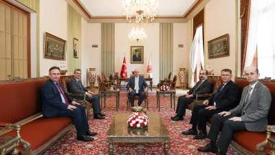  TBMM Başkanı Kurtulmuş, Atatürk Yüksek Kurumu Başkanı Prof. Dr.