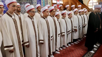  Trabzon’da Kur’an-ı Kerim’i ezberleyerek hafız olan 87 öğrenci için