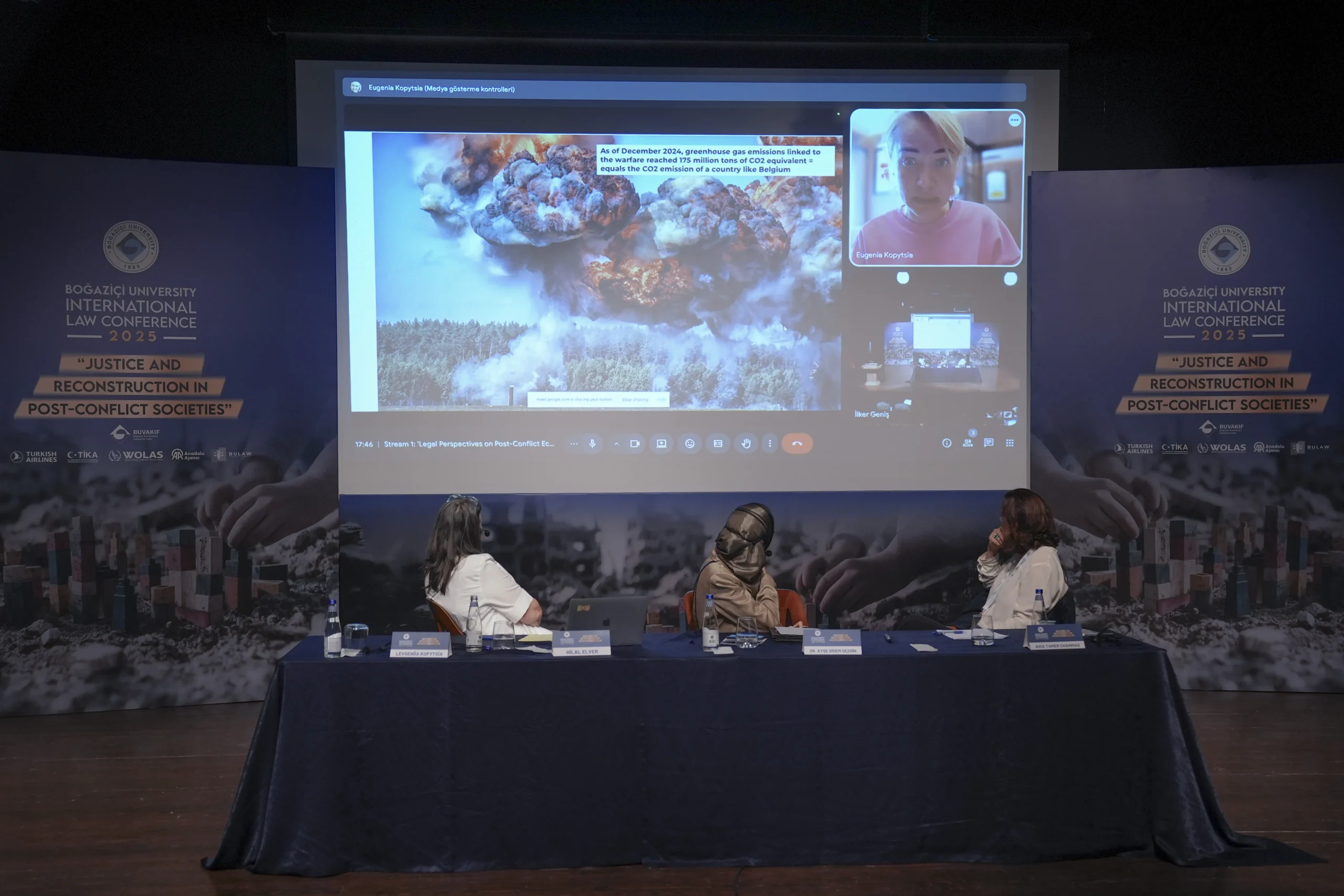  İstanbul’daki Boğaziçi Uluslararası Hukuk Konferansı’nda, savaş sonrası çevresel tahribatın