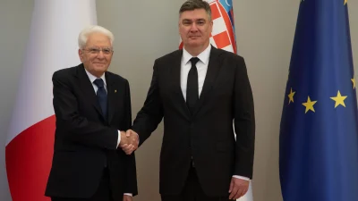  İtalya Cumhurbaşkanı Sergio Mattarella, Zagreb temaslarında Batı Balkanlar’ın AB
