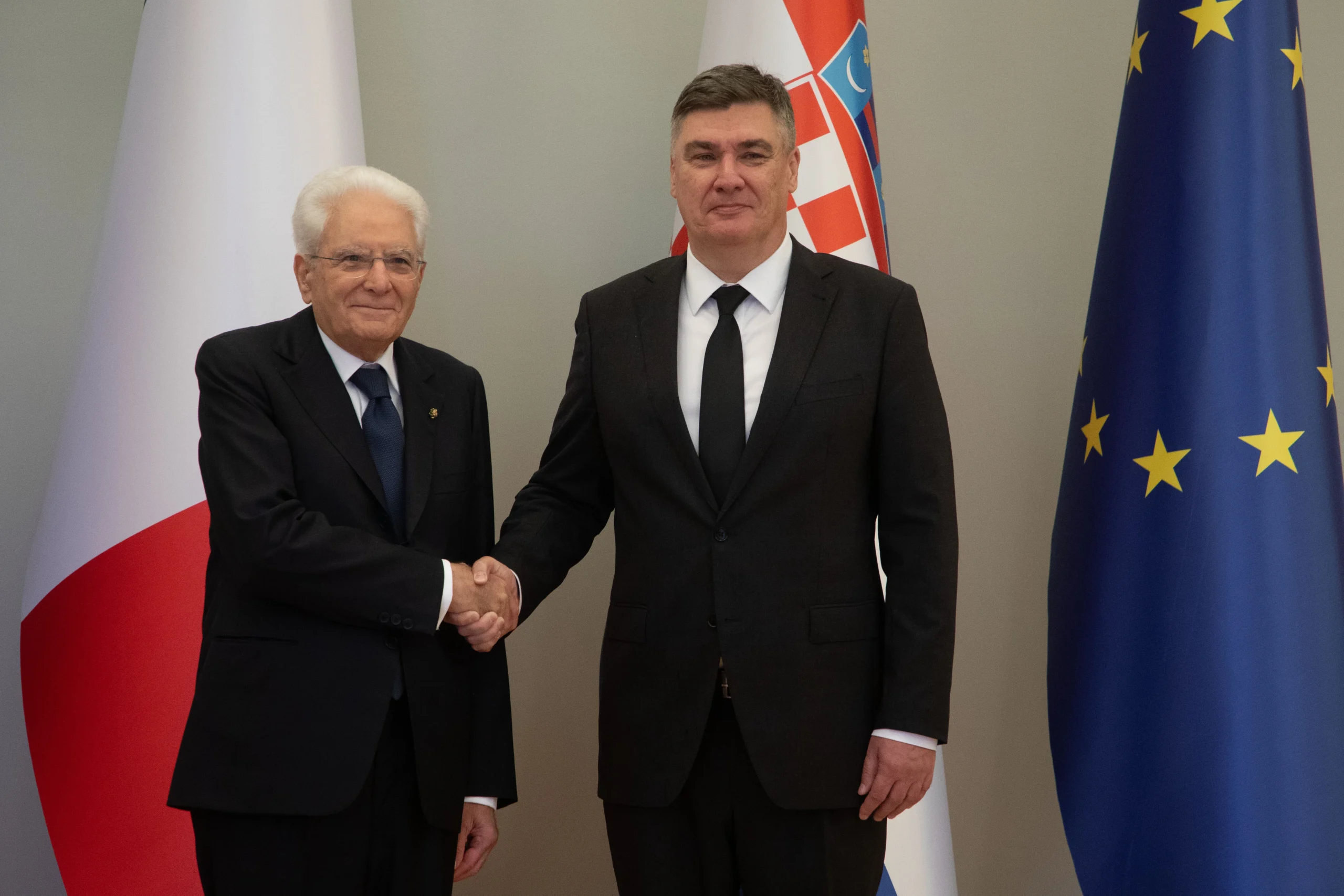  İtalya Cumhurbaşkanı Sergio Mattarella, Zagreb temaslarında Batı Balkanlar’ın AB