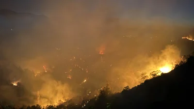 Uşak ve Manisa’da etkili olan orman yangınları nedeniyle bazı bölgeler