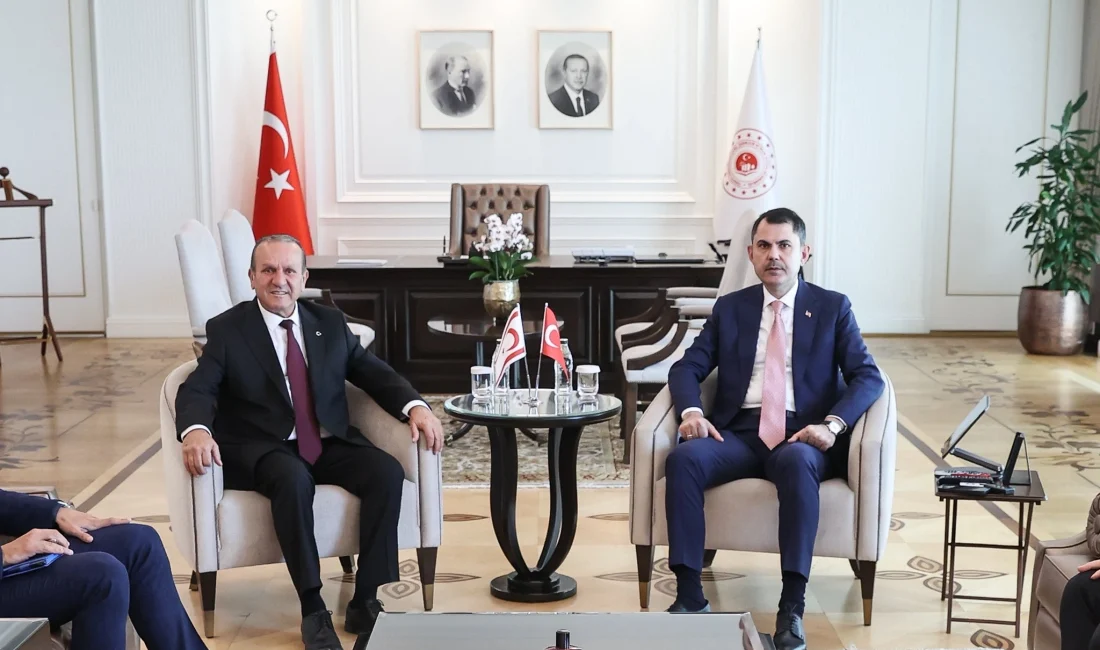 Çevre Bakanı Murat Kurum, KKTC Başbakan Yardımcısı Ataoğlu ile çevresel