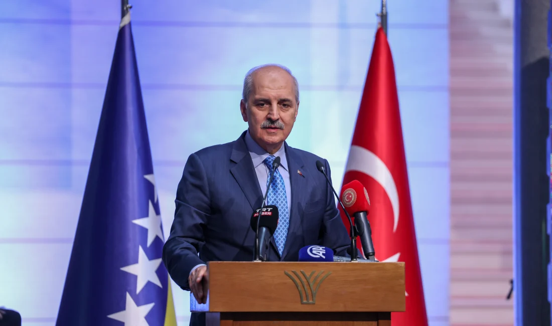 TBMM Başkanı Kurtulmuş, Saraybosna’daki sergi açılışında, Srebrenitsa’yı sadece anmakla kalmayıp