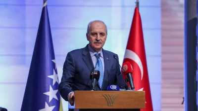 TBMM Başkanı Kurtulmuş, Saraybosna’daki sergi açılışında, Srebrenitsa’yı sadece anmakla kalmayıp