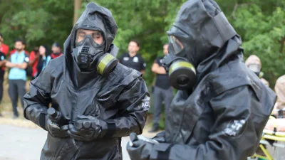 Van’ın Muradiye ilçesinde kimyasal, biyolojik, radyoaktif ve nükleer (KBRN) tehditlere