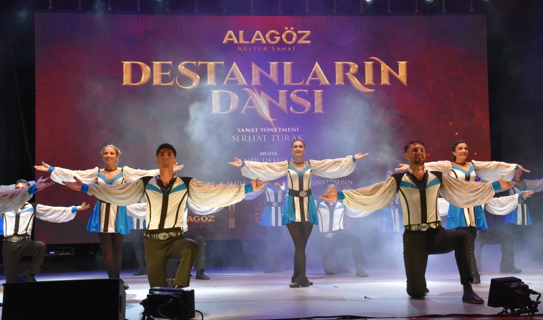 Trabzon’da “Destanların Dansı” Ayakta Alkışlandı Trabzon’da sahnelenen “Destanların Dansı” gösterisi, Türk tarihinin destanlarını dans ve