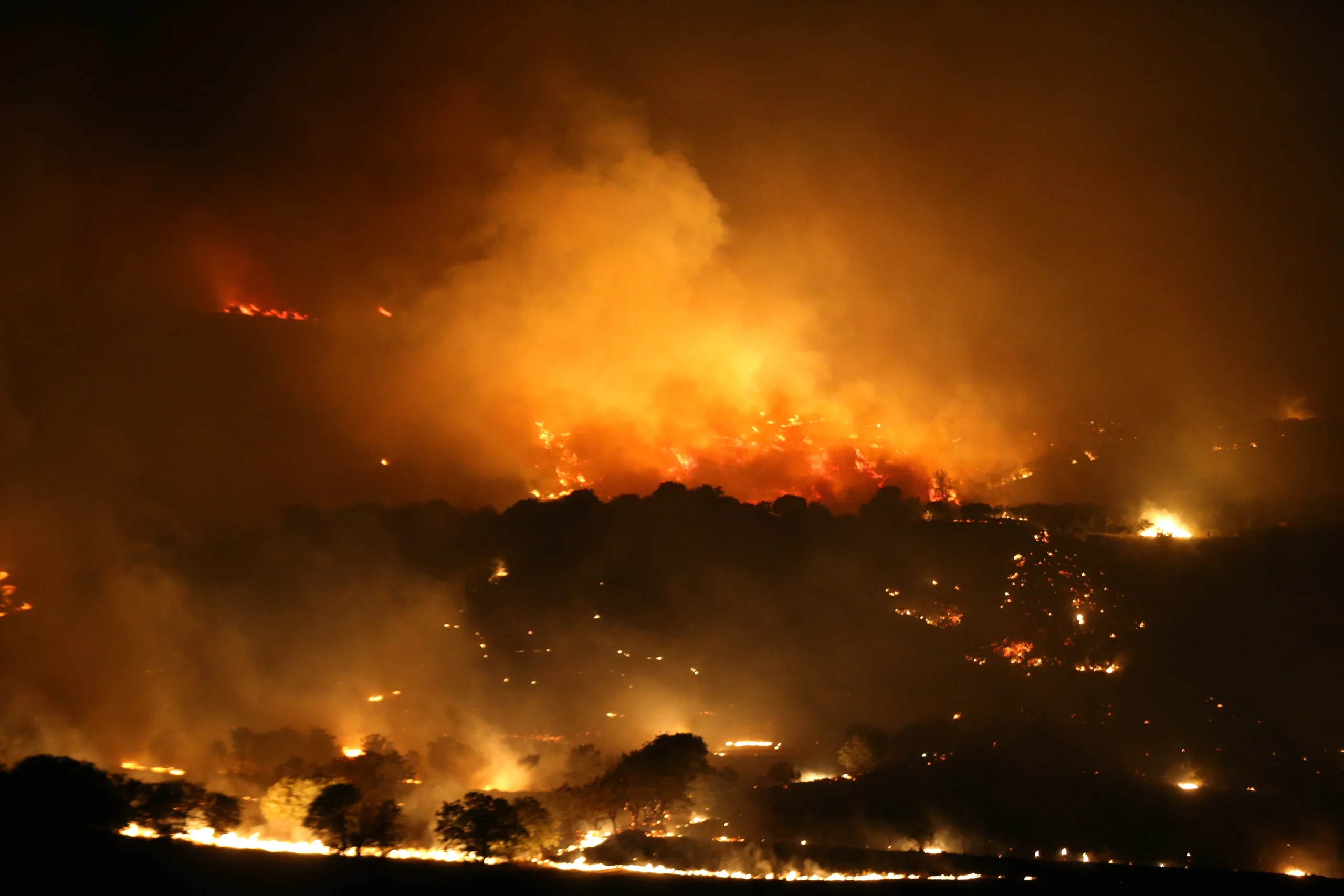 Çanakkale’nin Ayvacık ilçesinde çıkan orman yangını şiddetli rüzgarın etkisiyle yayılırken,