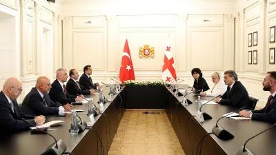 Ticaret Bakanı Ömer Bolat, Gürcistan’a gerçekleştirdiği resmi ziyarette Cumhurbaşkanı ve