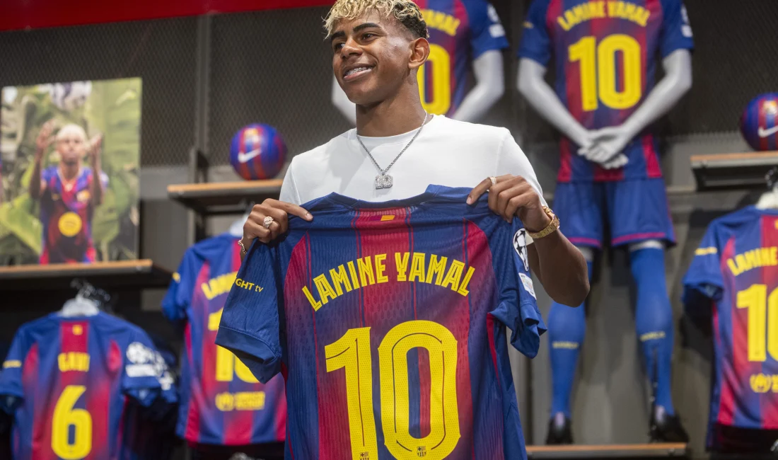 Barcelona, 18 yaşındaki yıldız adayı Lamine Yamal ile uzun vadeli