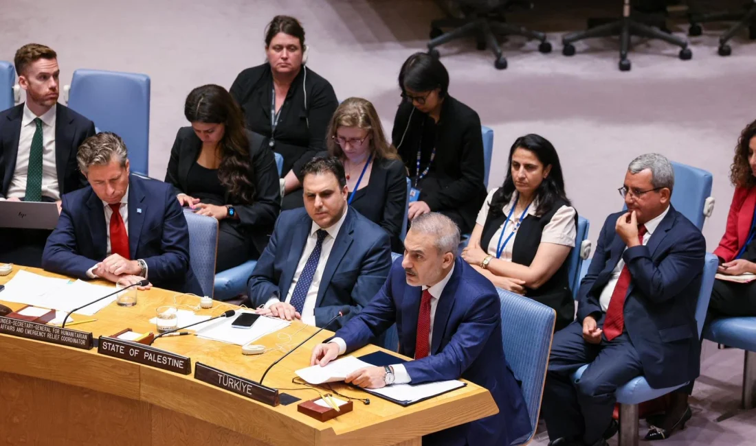 Dışişleri Bakanı Hakan Fidan, BM Güvenlik Konseyi'nde Gazze'deki insani krize