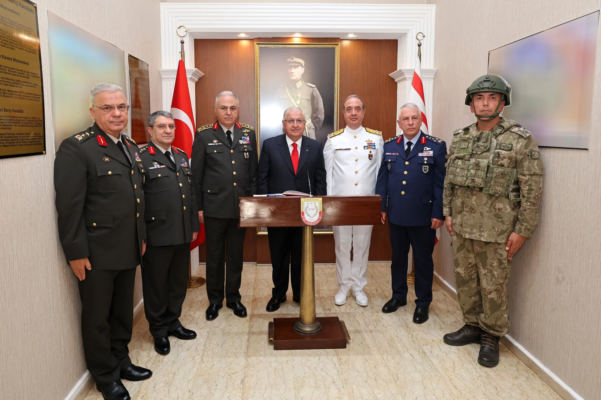 Milli Savunma Bakanı Yaşar Güler, Kıbrıs Barış Harekâtı’nın yıl dönümünde