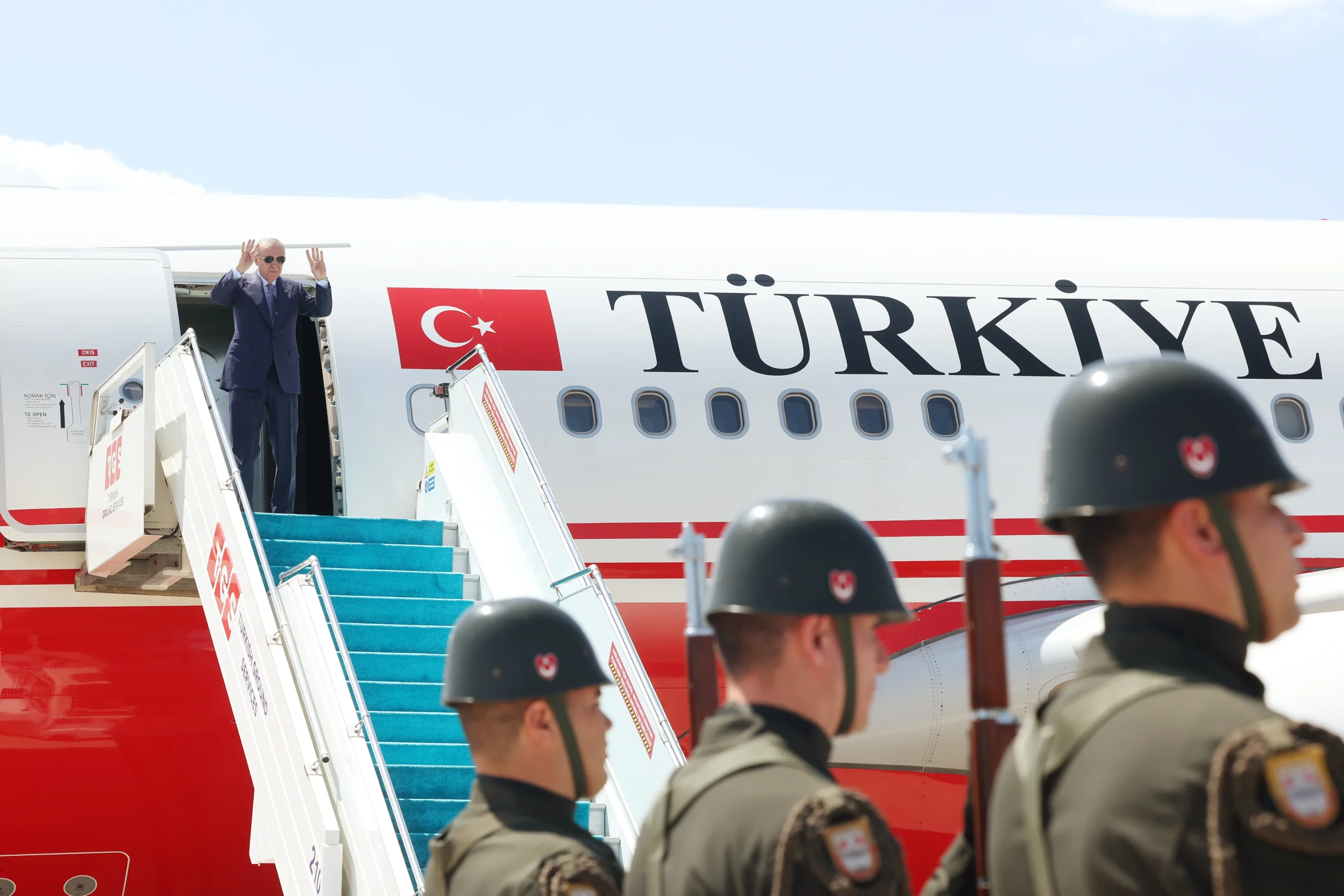 Cumhurbaşkanı Erdoğan, Lefkoşa’da düzenlenecek resmi törenler için KKTC’ye hareket etti,