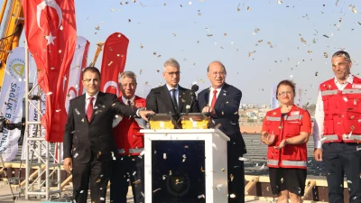Sağlık Bakanı Memişoğlu, temeli atılan Yeni Lefkoşa Devlet Hastanesinin bölgedeki