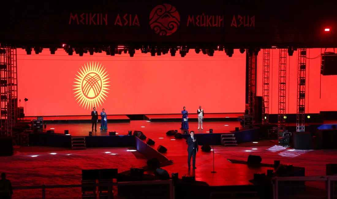 Kırgızistan'da bu yıl dördüncüsü düzenlenen Meykin Asya Uluslararası Müzik Festivali,