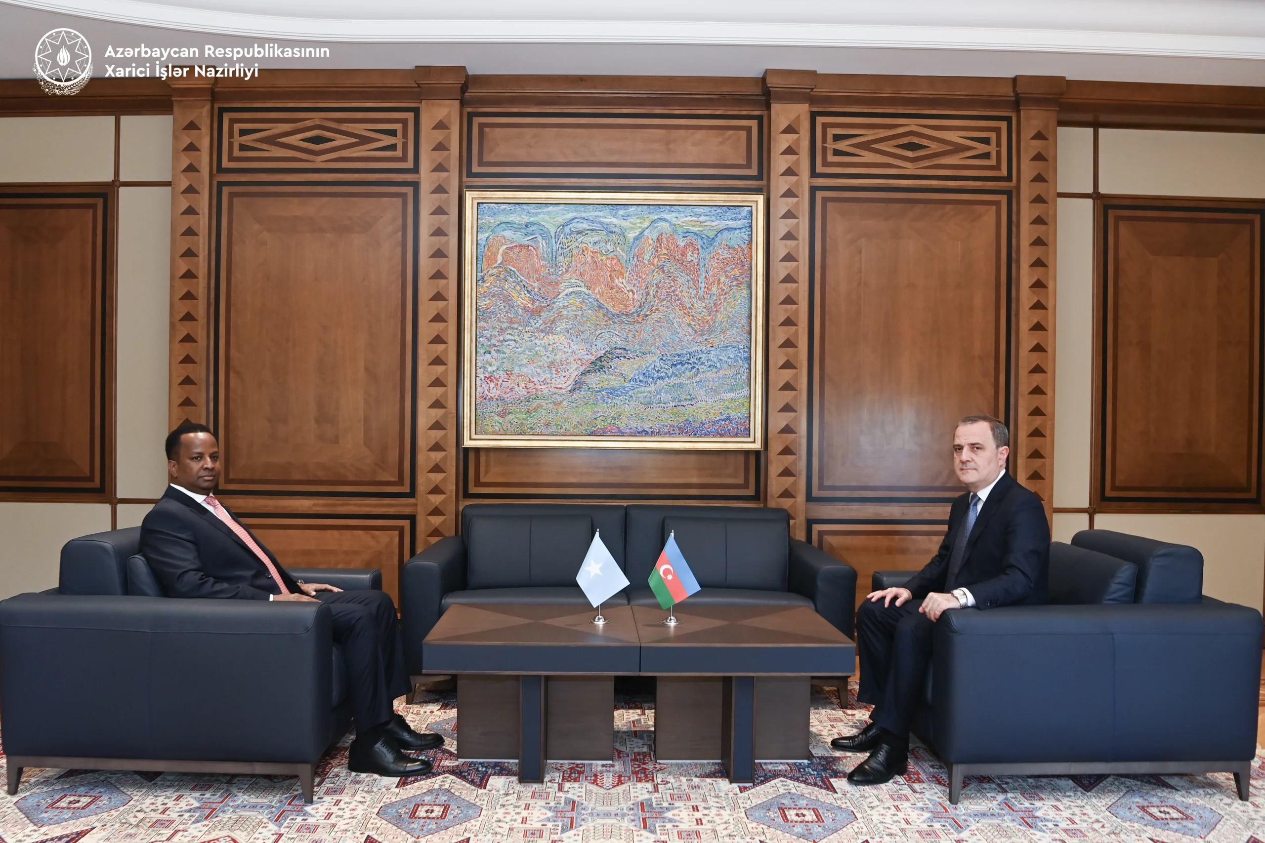 Azerbaycan Dışişleri Bakanı Bayramov ve Somali Dışişleri Bakanı Ali, Türkiye