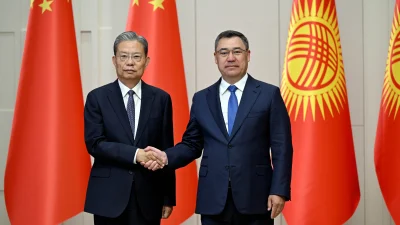 Kırgızistan Meclis Başkanı Turgunbek uulu, Çin ile ekonomik ve stratejik