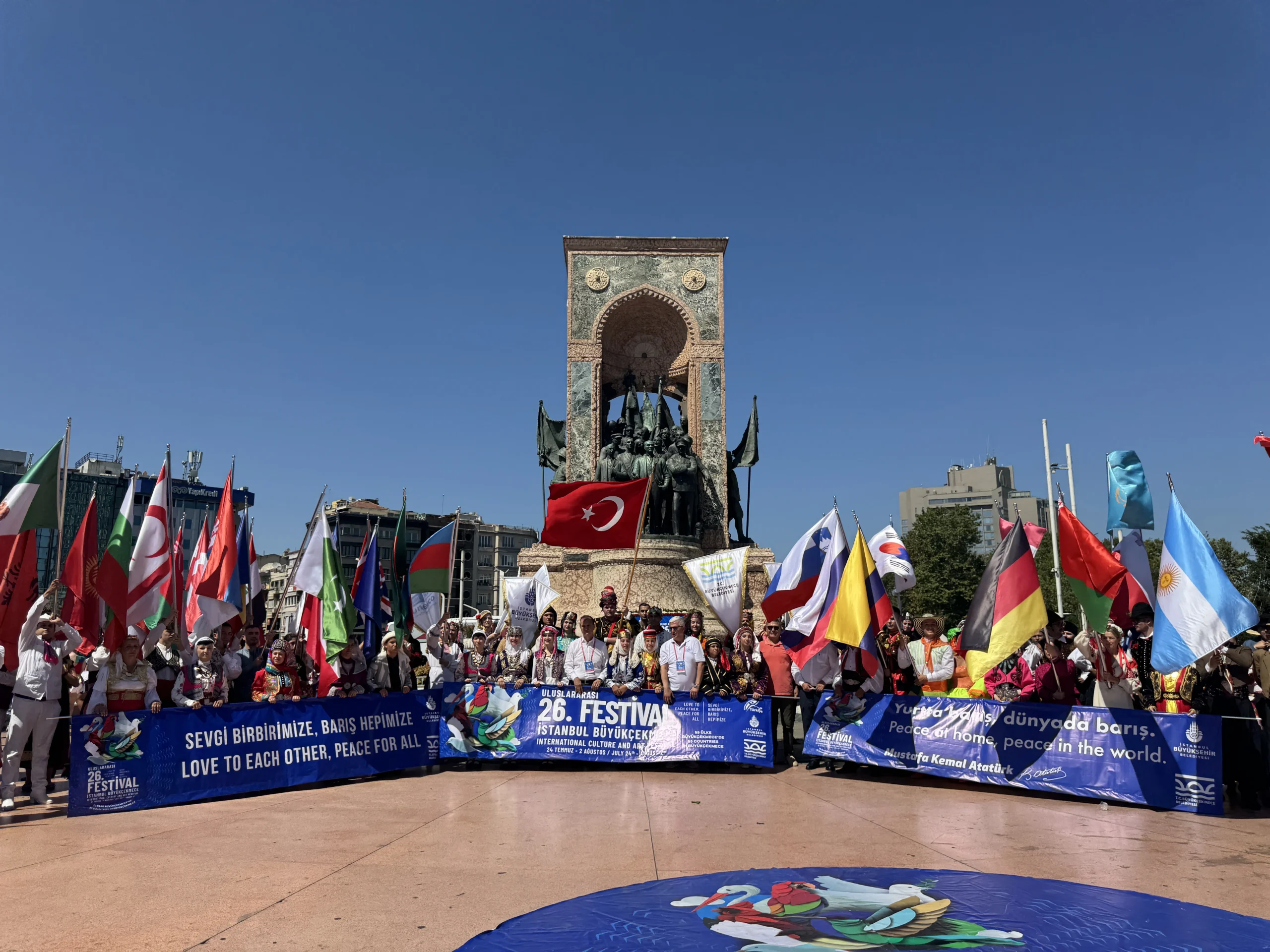 26.Uluslararası İstanbul Büyükçekmece Kültür ve Sanat Festivali, 55 ülkenin kültür