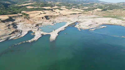 Tekirdağ’ın içme suyu kaynaklarından Naip Barajı’nda su seviyesi alarm verici