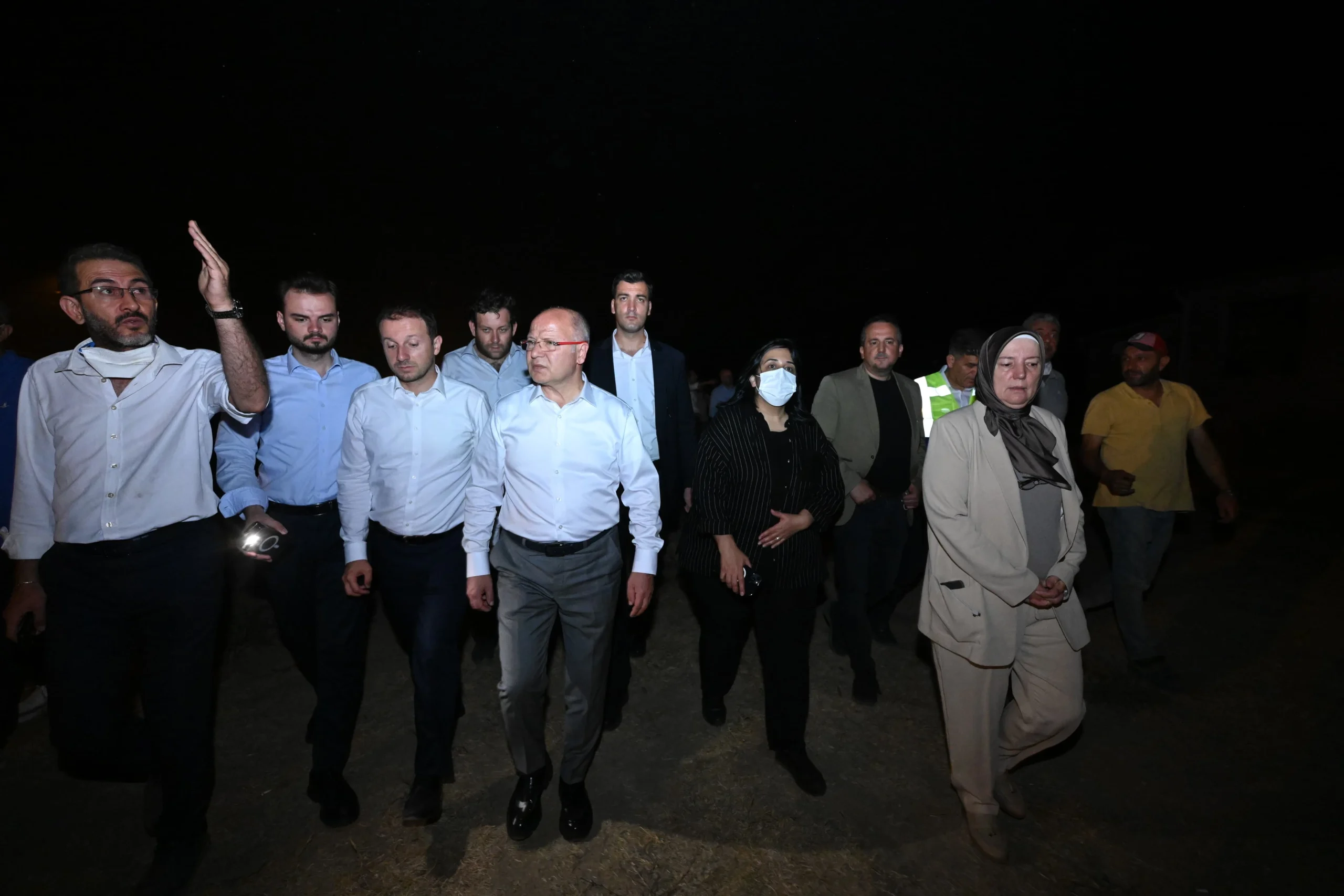 AK Parti milletvekilleri ve il yöneticileri, Gürsu ile Kestel arasındaki