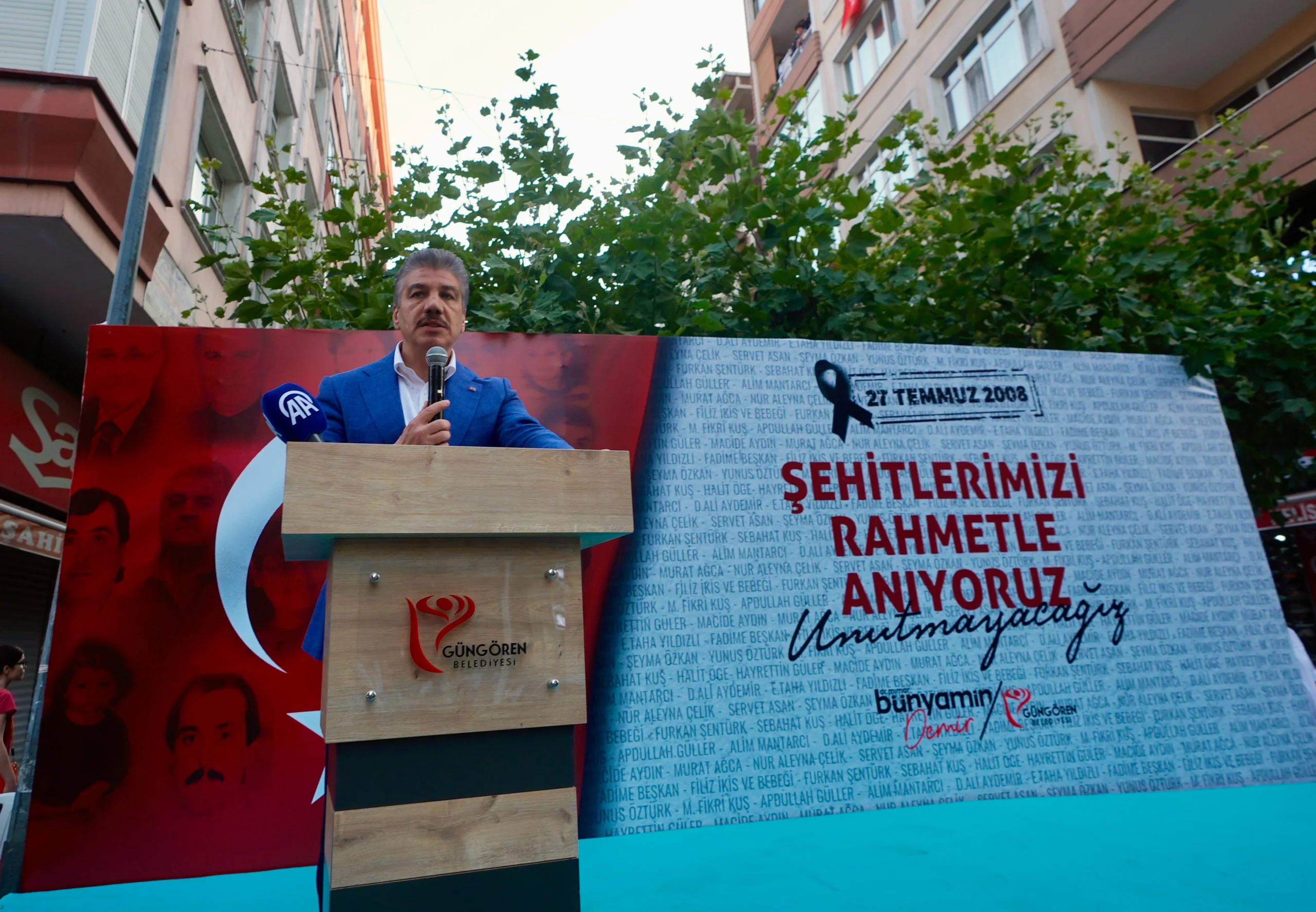 Güngören’de 2008 yılında düzenlenen hain terör saldırısında hayatını kaybeden 17