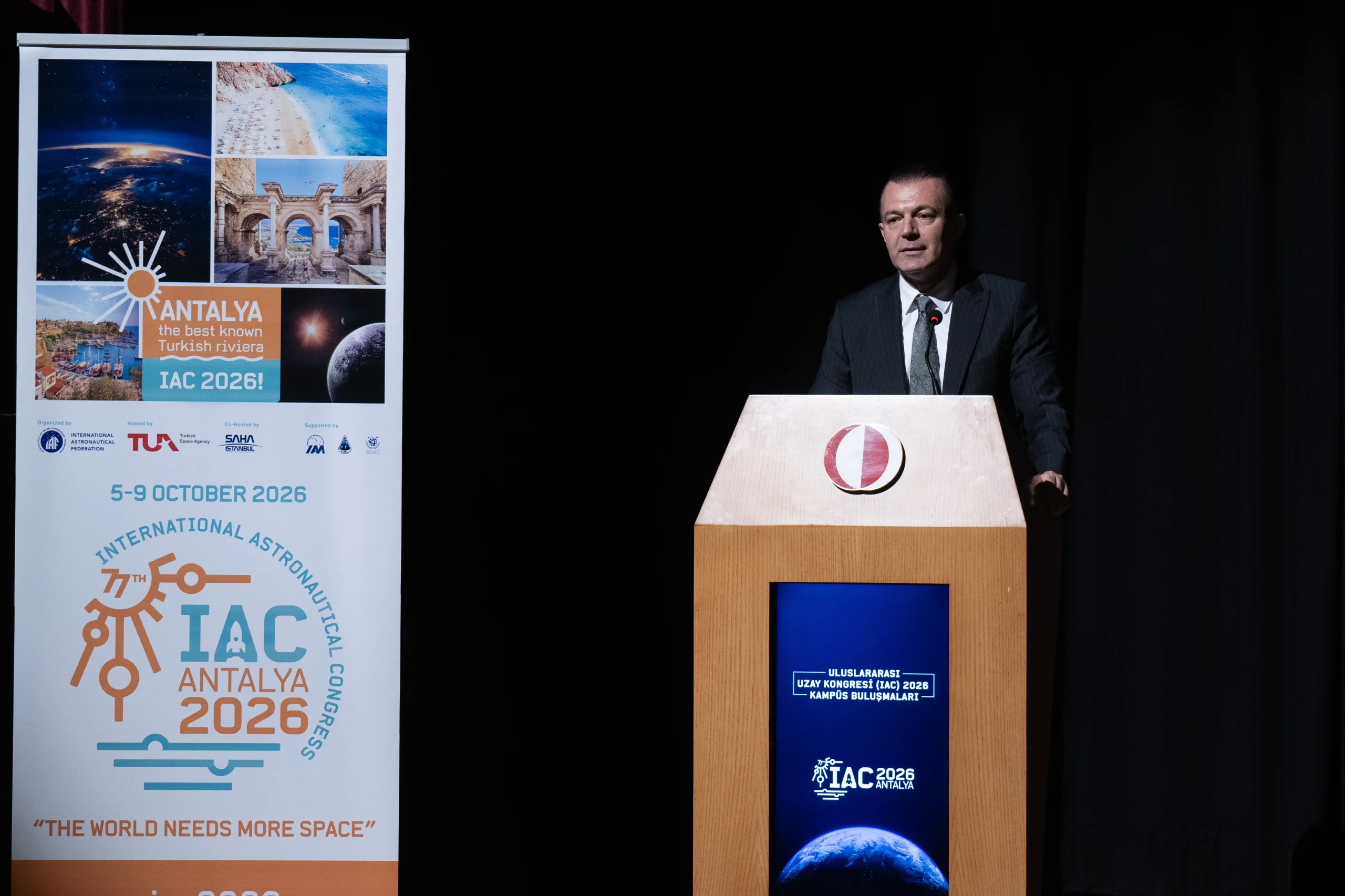 Türkiye'nin 2026’da Antalya’da ev sahipliği yapacağı Uluslararası Uzay Kongresi için