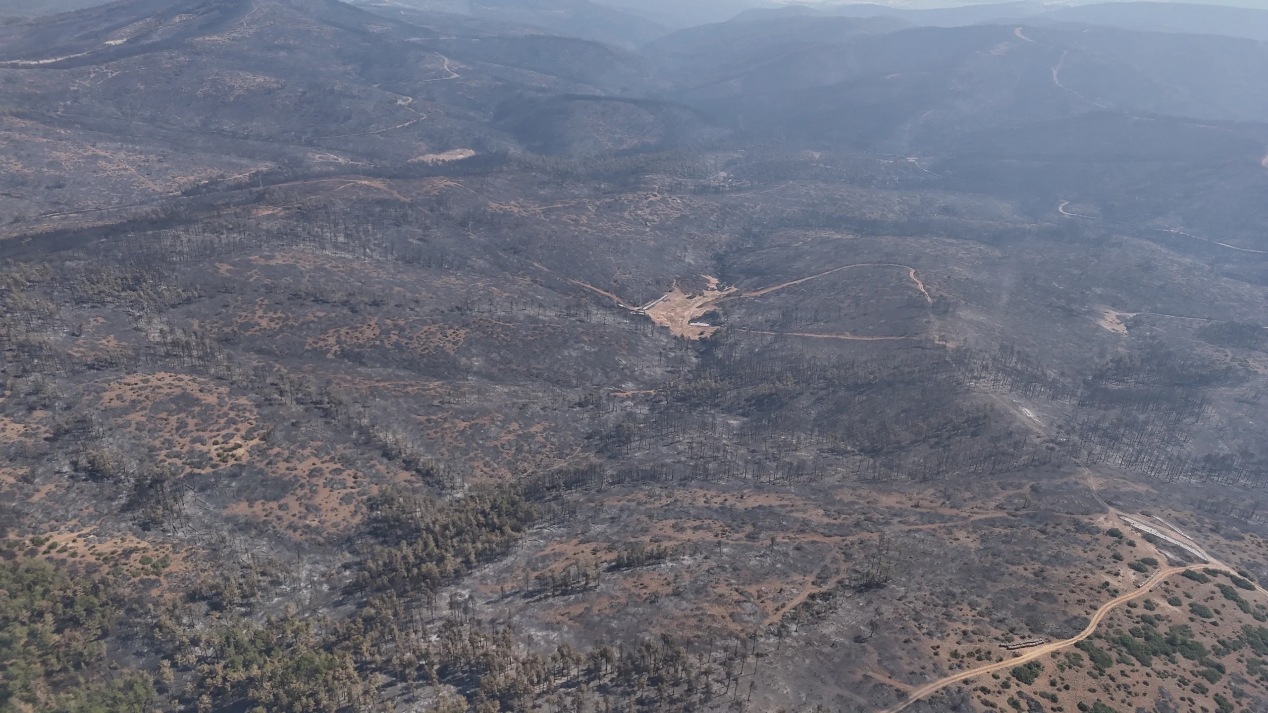 Bursa’nın Orhaneli ve Harmancık ilçeleri arasında çıkan orman yangını beşinci