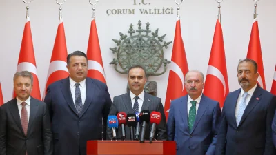 Sanayi ve Teknoloji Bakanı Mehmet Fatih Kacır, Çorum’da savunma sanayi