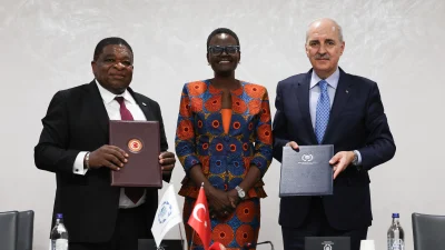 TBMM Başkanı Numan Kurtulmuş, Cenevre’de düzenlenen konferans kapsamında PAB Başkanı