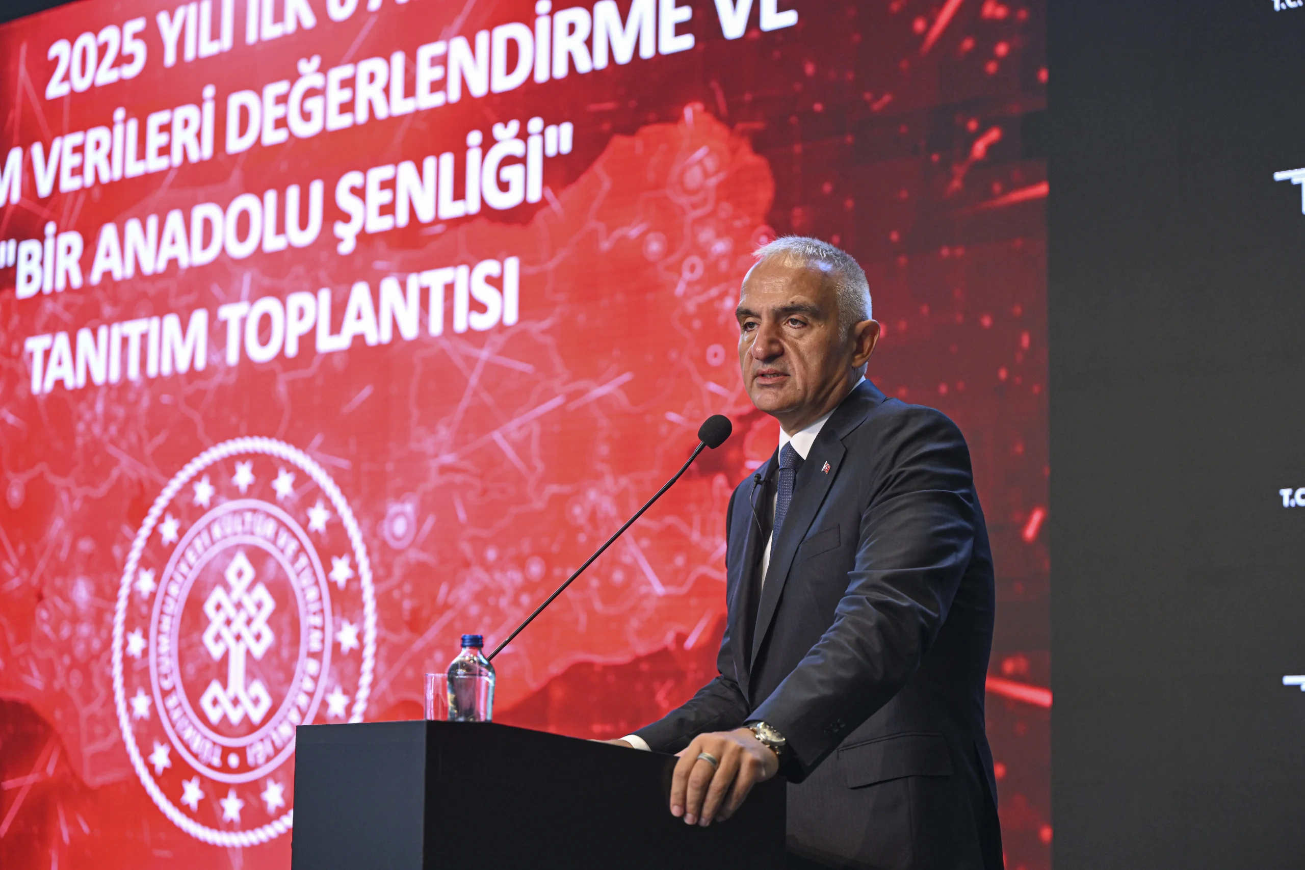 Kültür ve Turizm Bakanı Ersoy, Türkiye’nin turizm gelirinde 2025’in ilk