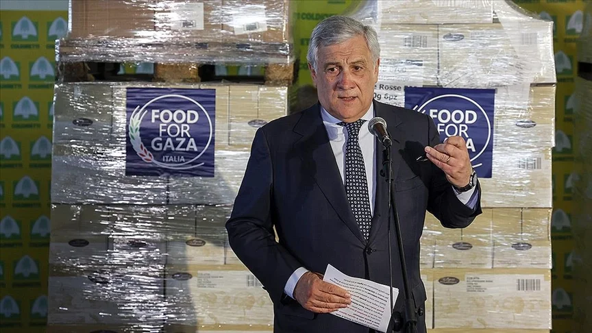  İtalya Dışişleri Bakanı Tajani, Gazze’de ateşkesin sağlanması için Katar,