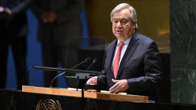 BM Genel Sekreteri Guterres, Filistin halkının devlet kurma hakkının ertelenemez