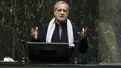  İran Cumhurbaşkanı Pezeşkiyan, İsrail'in saldırılarına komşu ülkelerin destek verdiğine