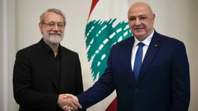 Cumhurbaşkanı Avn, İranlı yetkili Laricani ile görüşmesinde egemenlik ve tüm