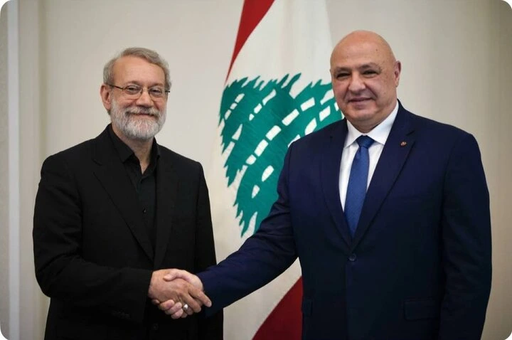 Cumhurbaşkanı Avn, İranlı yetkili Laricani ile görüşmesinde egemenlik ve tüm