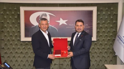 CHP Lideri Özgür Özel, Ankara’nın Kahramankazan ilçesinde partisinin çalışmalarını yerinde