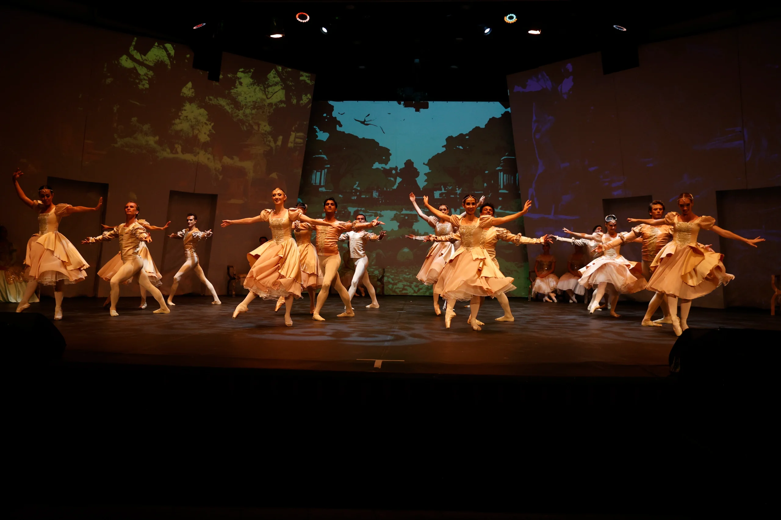 Bodrum Kalesi’nde düzenlenen 22. Uluslararası Bodrum Bale Festivali, "Kuğu Gölü"