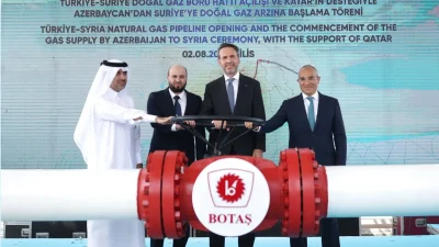 Türkiye, Suriye’ye ilk doğal gaz sevkiyatını başlattı. Bayraktar, “Bu hat