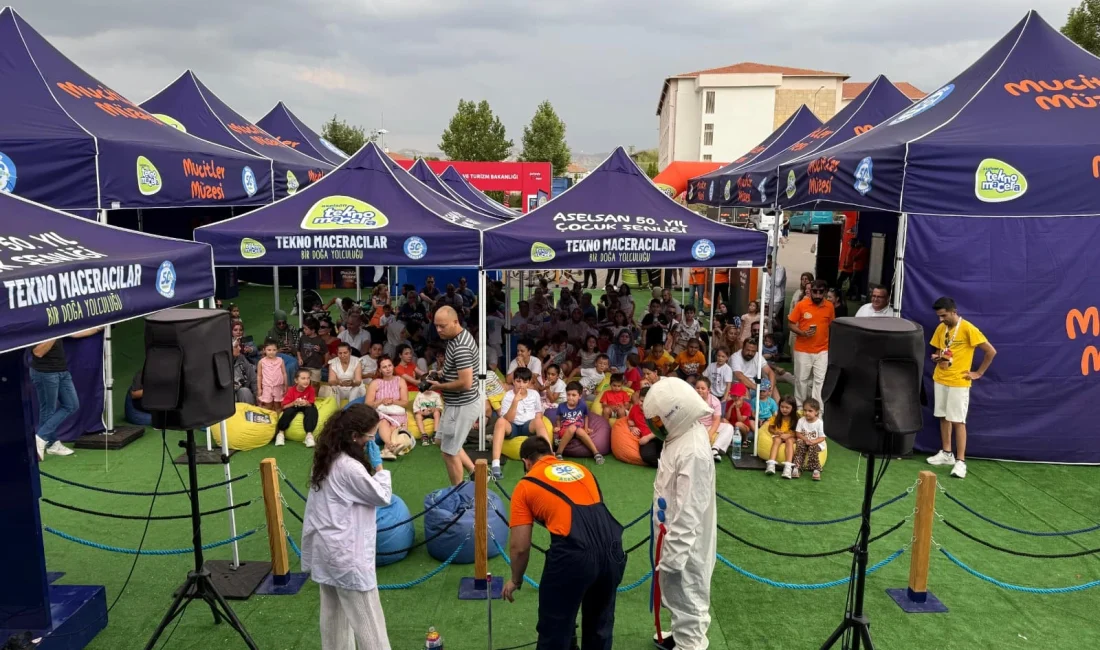 ASELSAN’ın 50. Yıl Çocuk Şenliği kapsamında hazırlanan Tekno Macera Tırı,