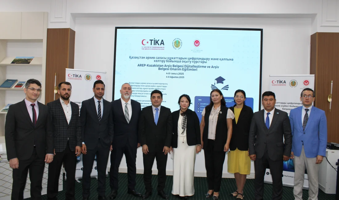 TİKA’dan Kazakistan’da Arşivcilik Eğitimine Destek TİKA, Kazakistan’daki arşiv uzmanlarına yönelik dijital arşivleme ve restorasyon eğitimleriyle