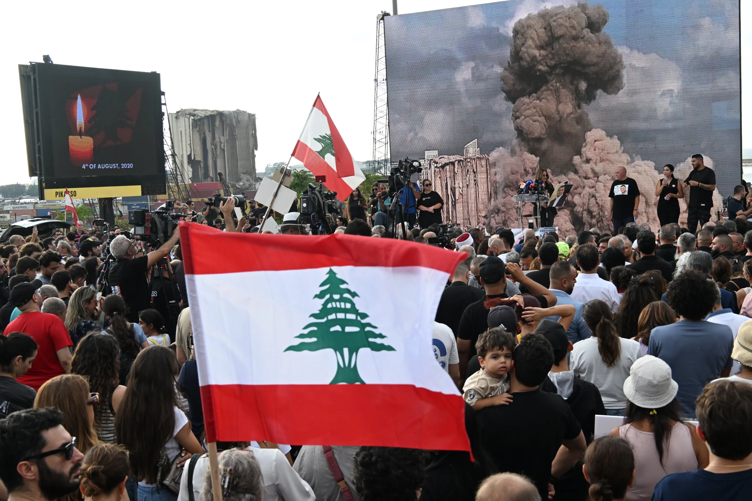 Beyrut Limanı’nda 2020’de yaşanan ve yüzlerce can alan büyük patlamanın