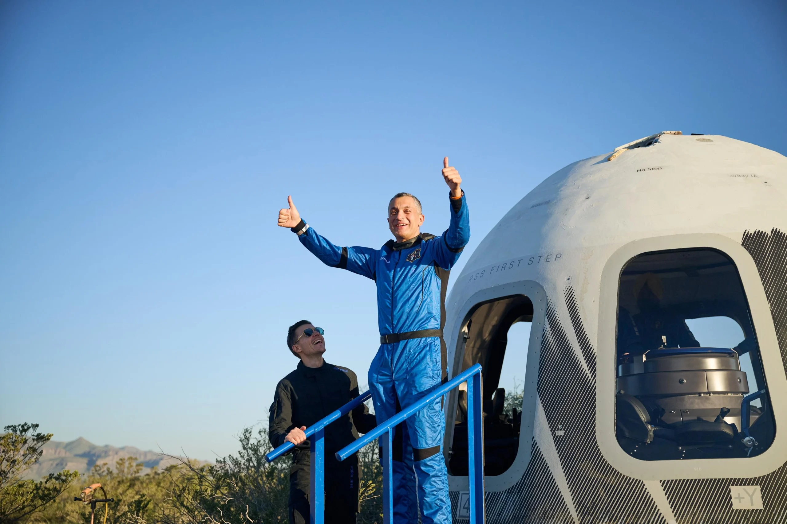 Blue Origin ile uzaya çıkan Gökhan Erdem, yaşadığı unutulmaz anları