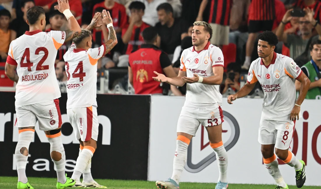Süper Lig’in ilk haftasında Galatasaray, deplasmanda Gaziantep FK’yi net bir