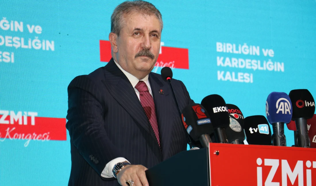 BBP Genel Başkanı Mustafa Destici, Kocaeli’de yaptığı konuşmada İsrail’i Gazze’de