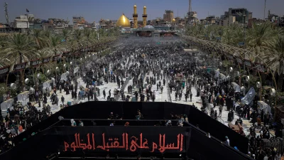 Kerbela’da Hazreti Hüseyin ve 72 yoldaşının şehadetinin 40. günü anısına