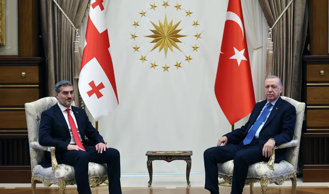 Cumhurbaşkanı Erdoğan, Gürcistan Cumhurbaşkanı Kavelashvili’yi Ankara’da resmi törenle karşıladı. İki